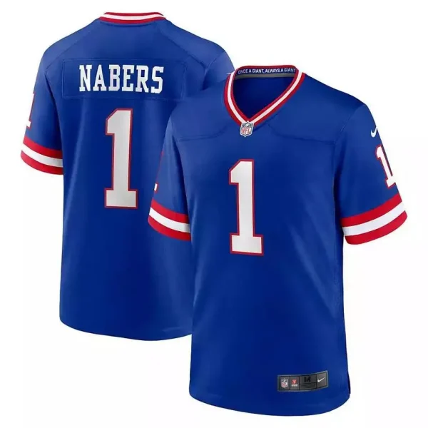 Nike | Men's Malik Nabers Royal New York Giants