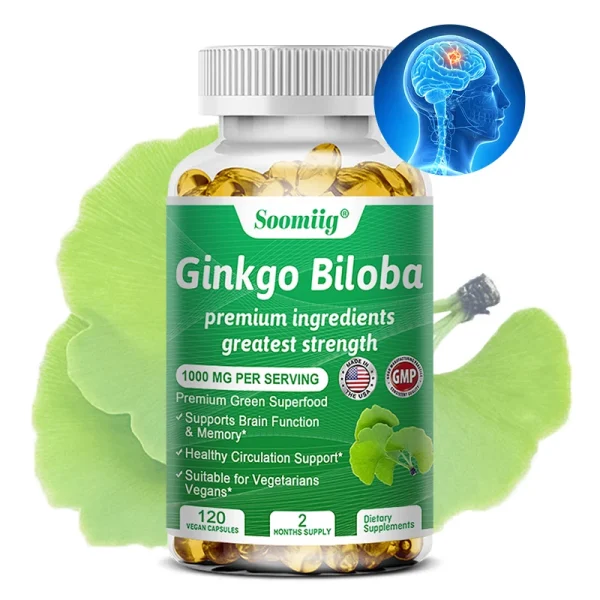 Premium Ginkgo  Brain Function, Memory, Circulation,
