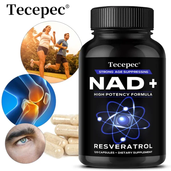 NAD+ Supplements,with Quercetin - Cell Health, Muscle,