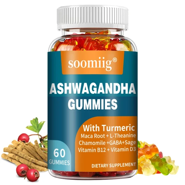 Ashwagandha with Turmeric, Vitamins - Energy,
