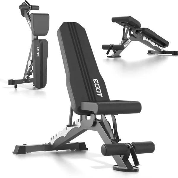 Workout Bench Up to 880/1500 LBS, Decline Incline Strength